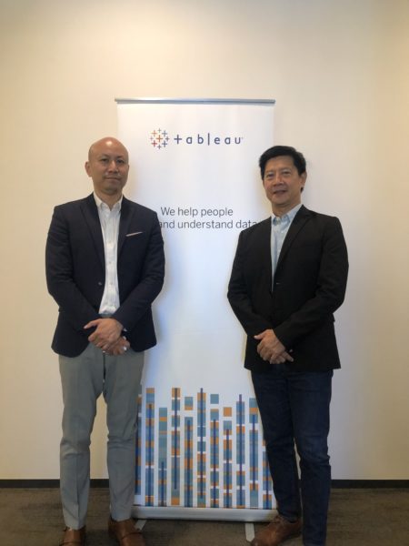 左：Tableau港澳台地區主管 Joe Ho；右：Tableau亞太區客戶諮詢總監TC Gan